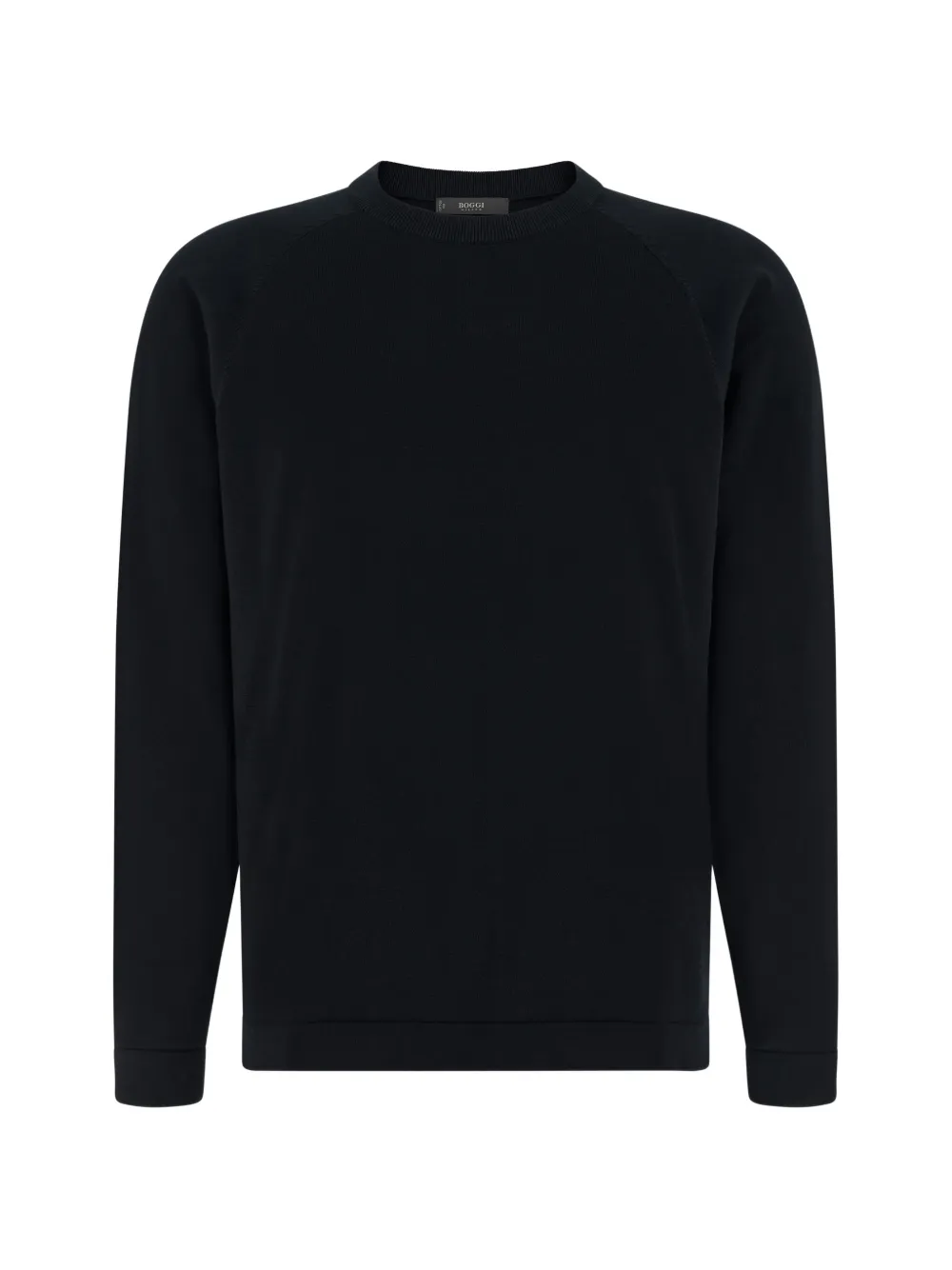 Boggi Milano Maglione girocollo con maniche raglan - Nero
