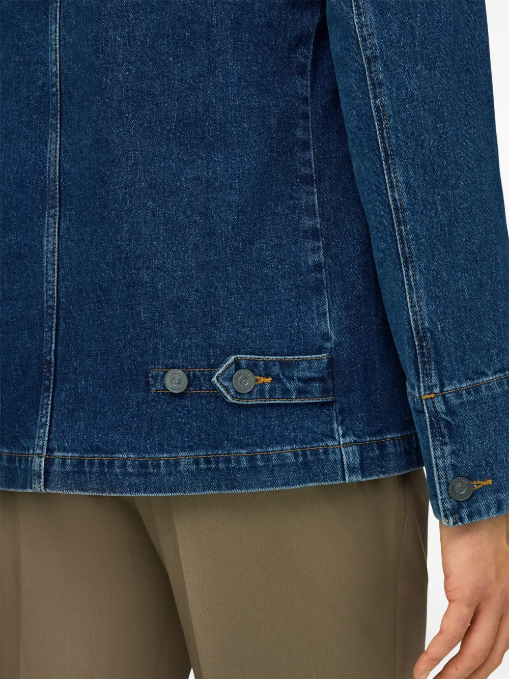 Collared Denim Shirt Jacket