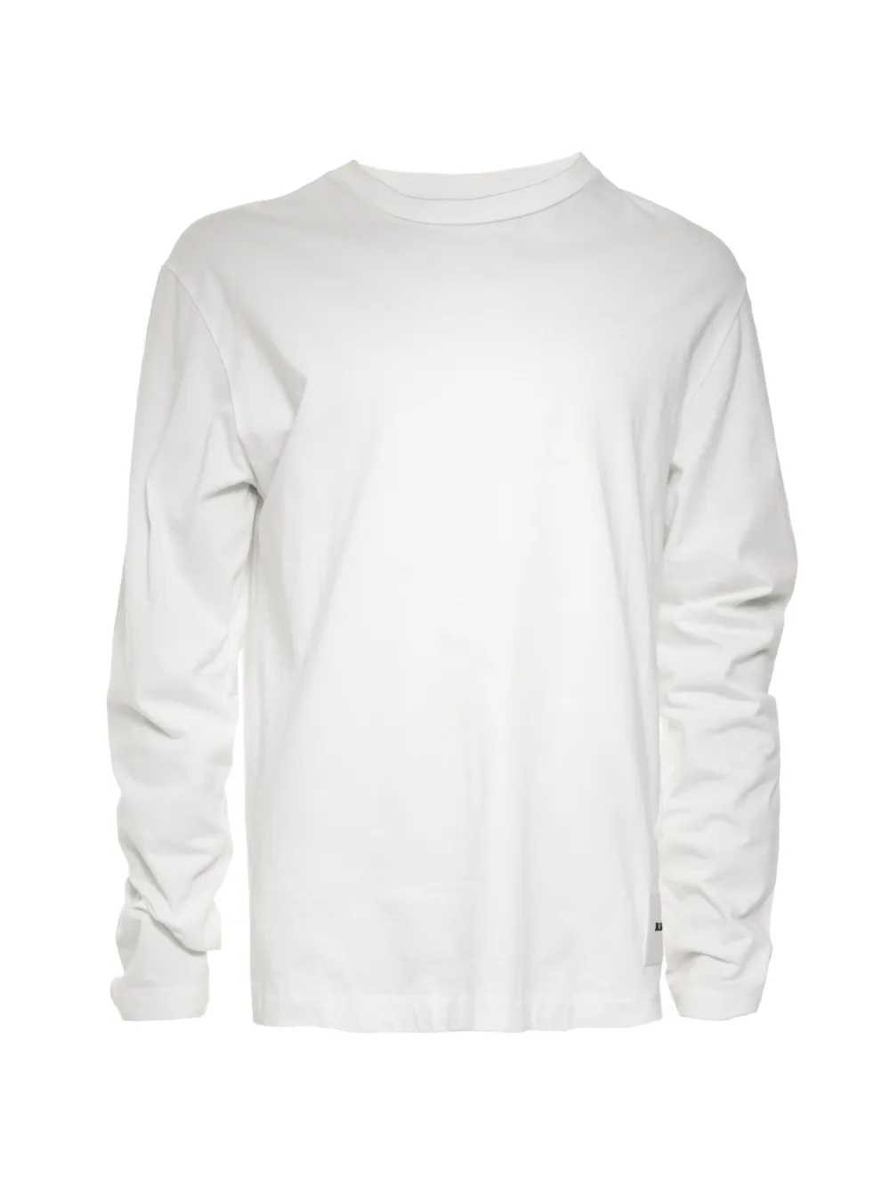 Jil Sander Pre-Owned 2020-2025 logo long sleeve T-shirt - Bianco