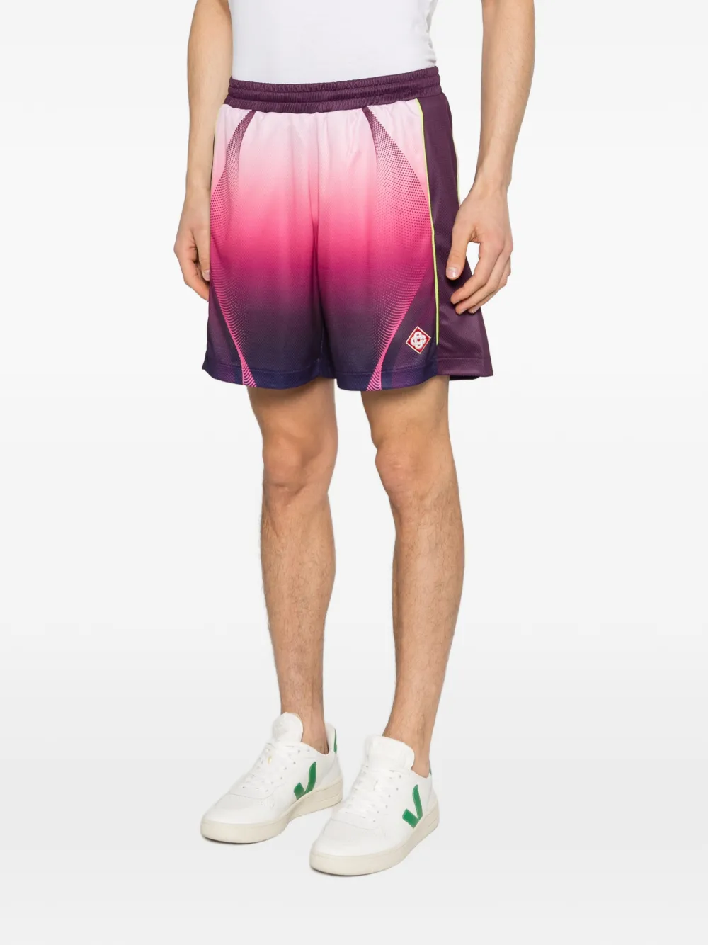 Aubergine gradient shorts