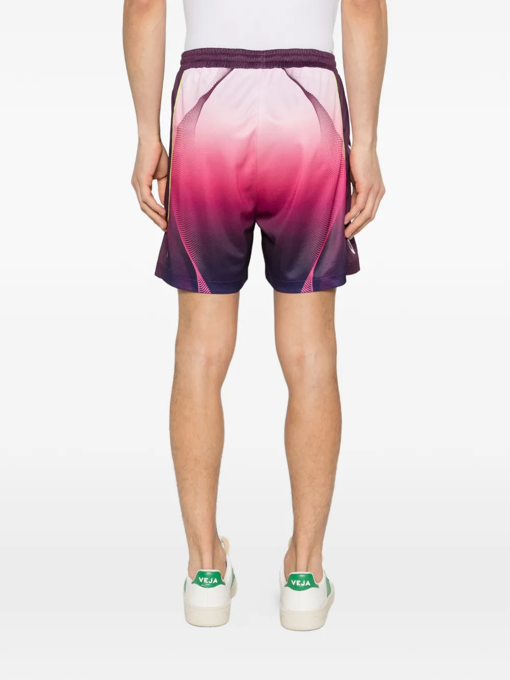 Aubergine gradient shorts