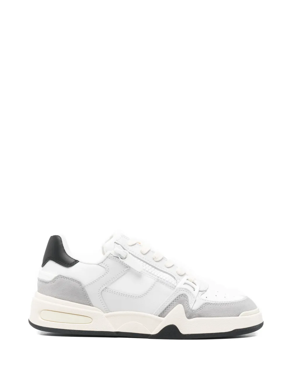 Giuseppe Zanotti Ghost zip-up sneakers Wit