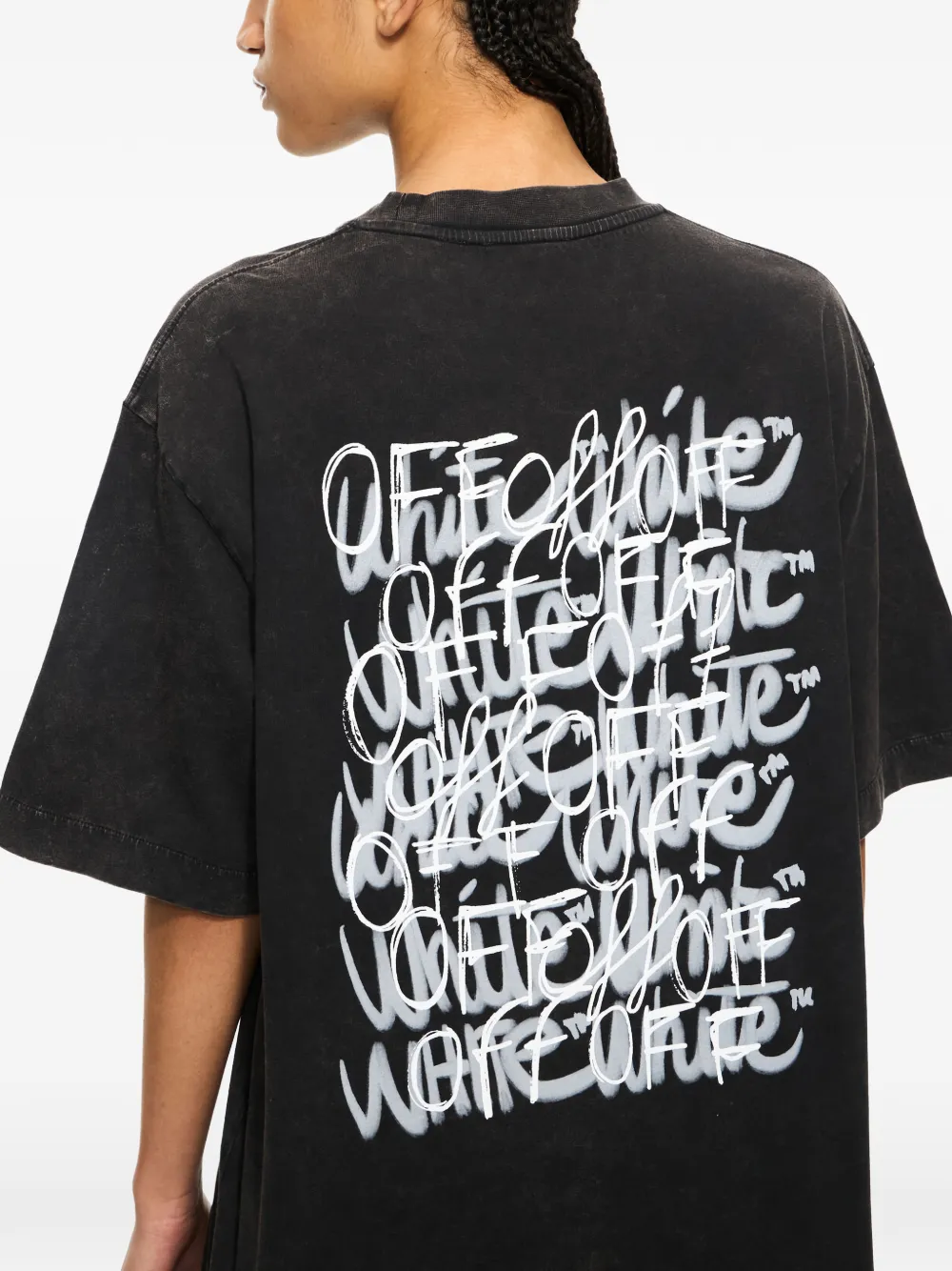 Off-White Off Marker T-shirt Grijs