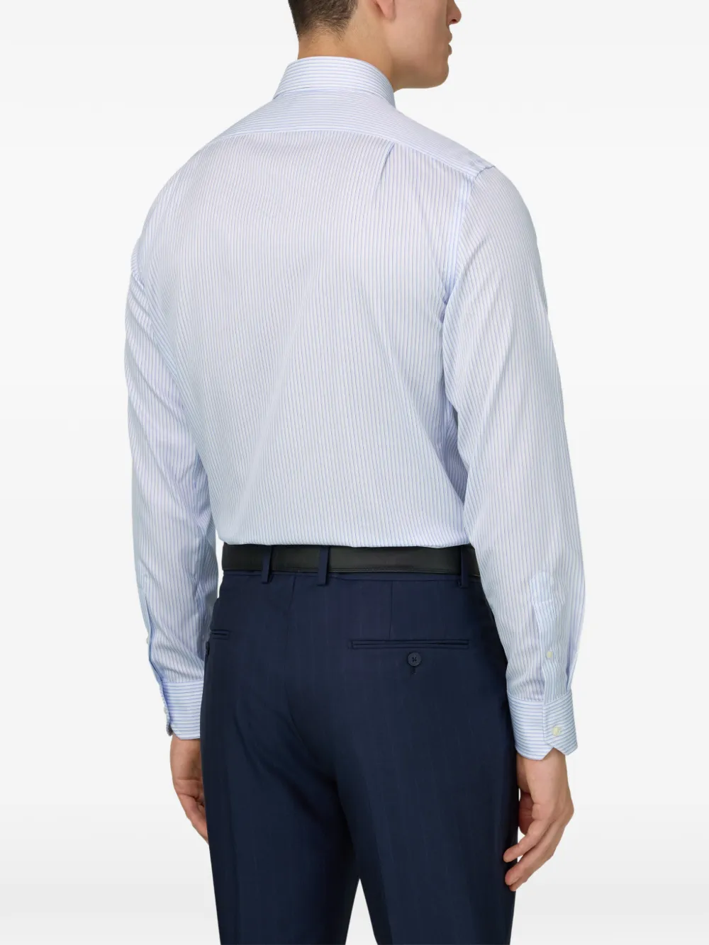 Striped Windsor-Collar Shirt