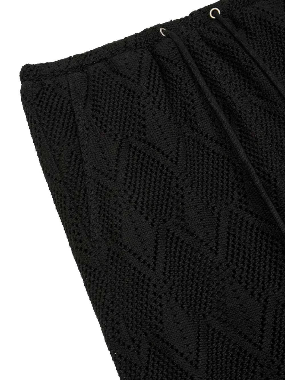 TOMBOY Gehaakte broek Zwart