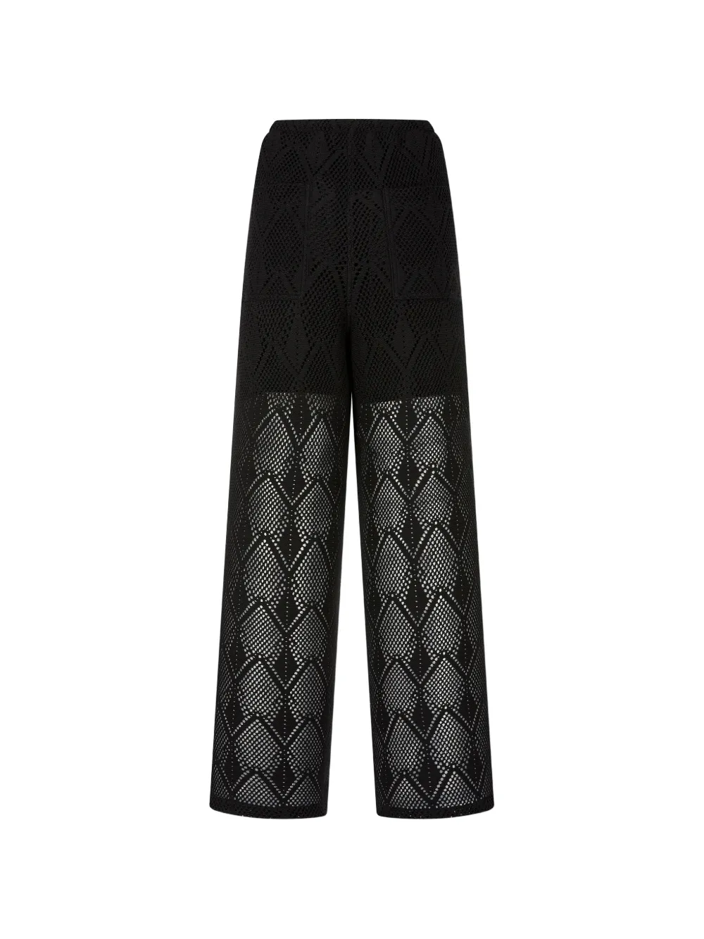 TOMBOY Gehaakte broek Zwart