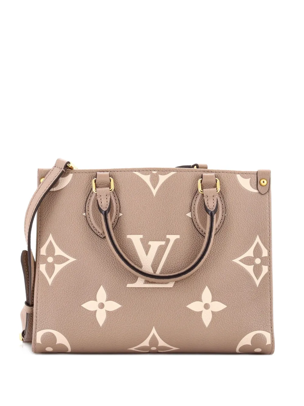 Louis Vuitton Pre-Owned OnTheGo Bicolor Monogram Empreinte Giant PM tote bag - Toni neutri