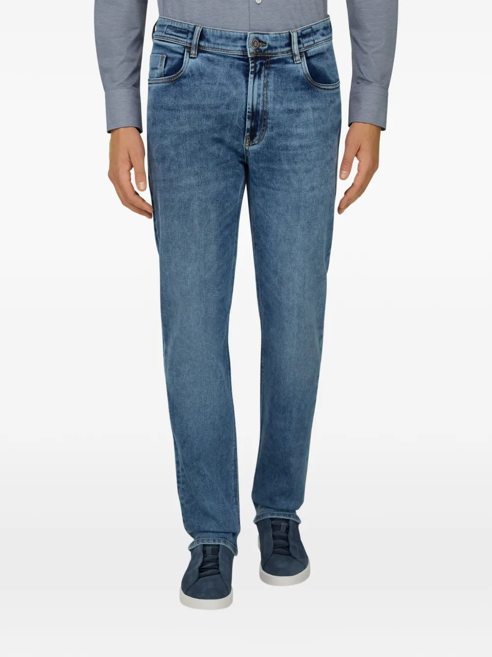  Boggi Milano Vaqueros Rectos Claude - Azul 