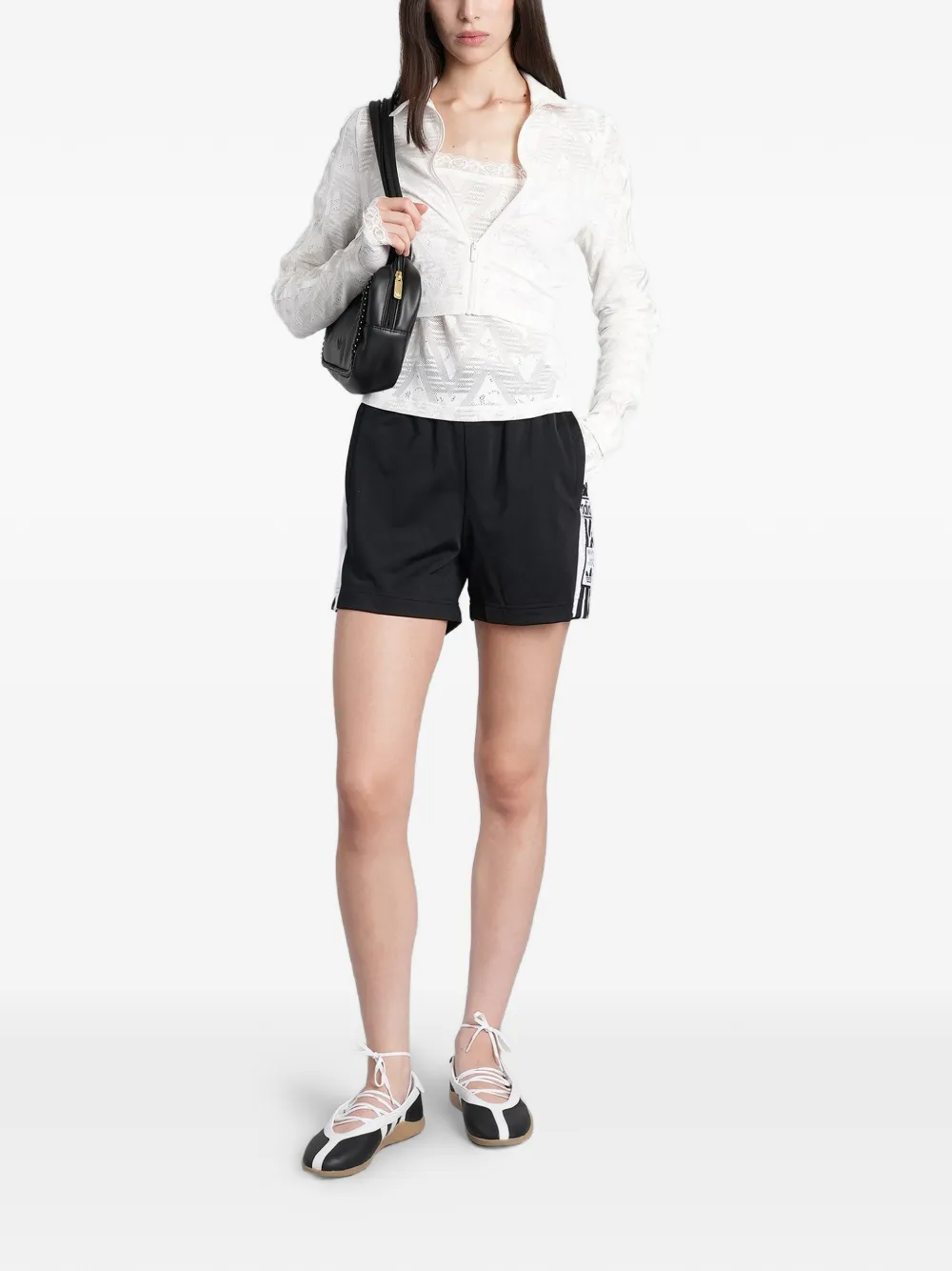 adidas Adibreak mini-shorts Zwart