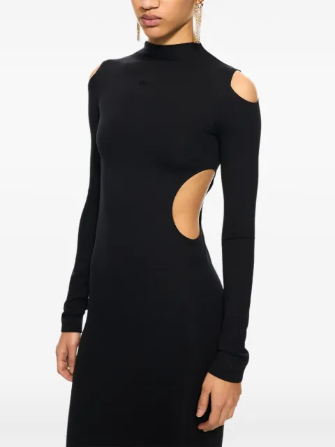 Off-White Sleek Meteor midi dress
