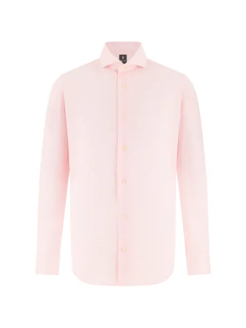 Boggi Milano naples-collar slim-fit shirt