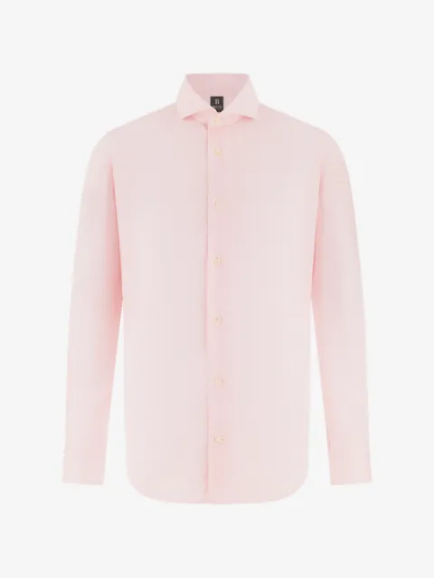 Boggi Milano camisa con cuello de nápoles
