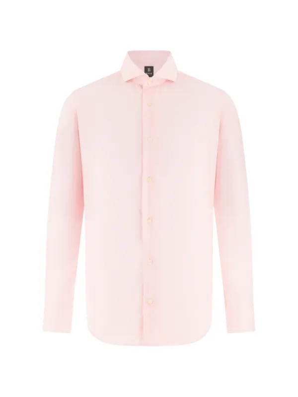 boggi dress shirts Boggi Milano, Regular Fit Striped Cotton Shirt, Man, Light Blue, Size: 40