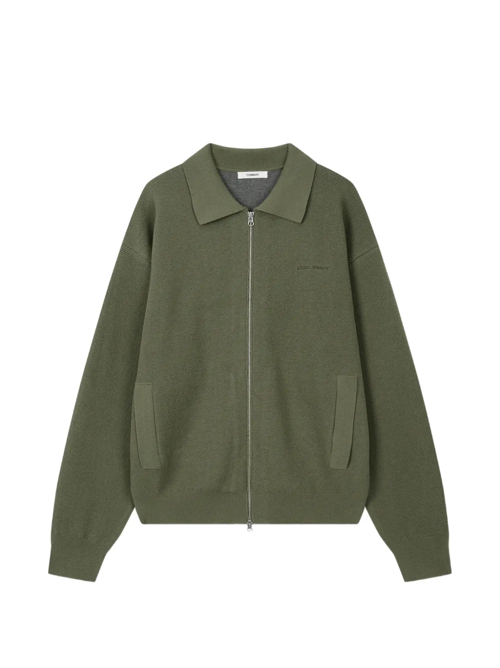 TOMBOY zip-up cardigan - Verde