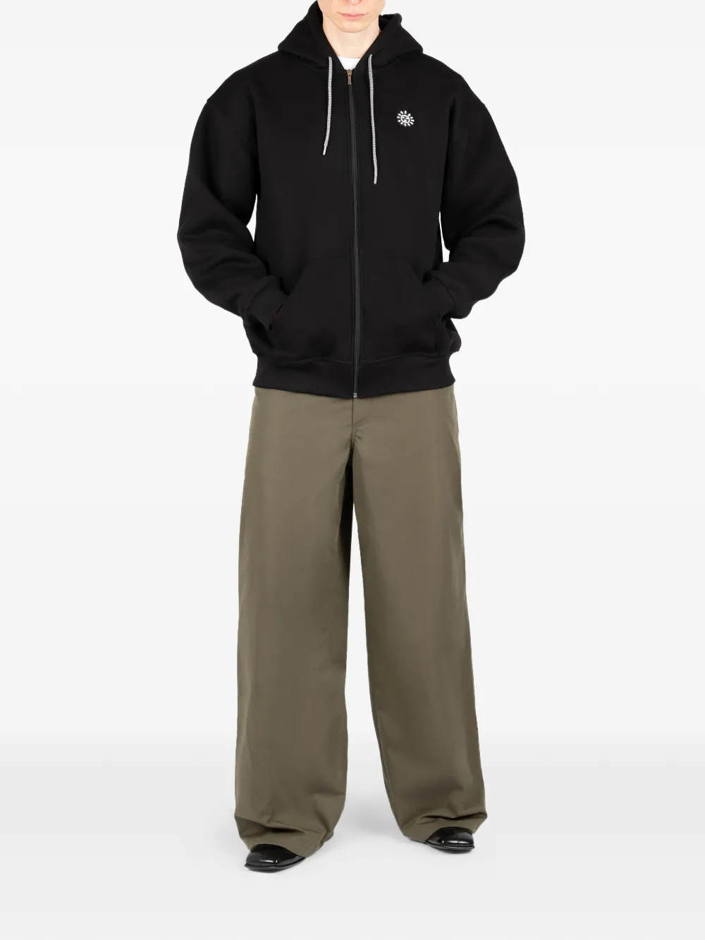 Société Anonyme Broek met ritszak Groen