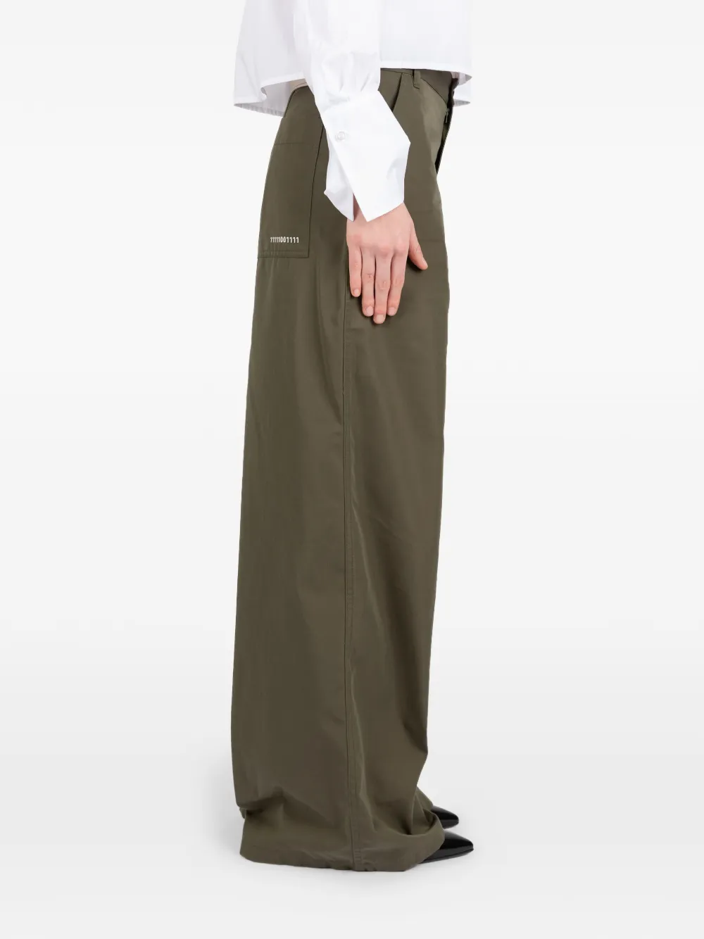 Société Anonyme Broek met ritszak Groen