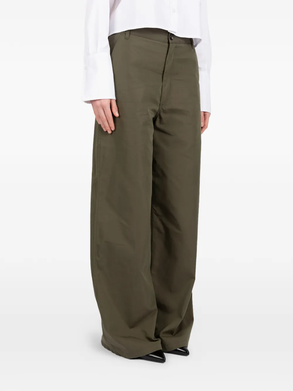 Société Anonyme Broek met ritszak Groen