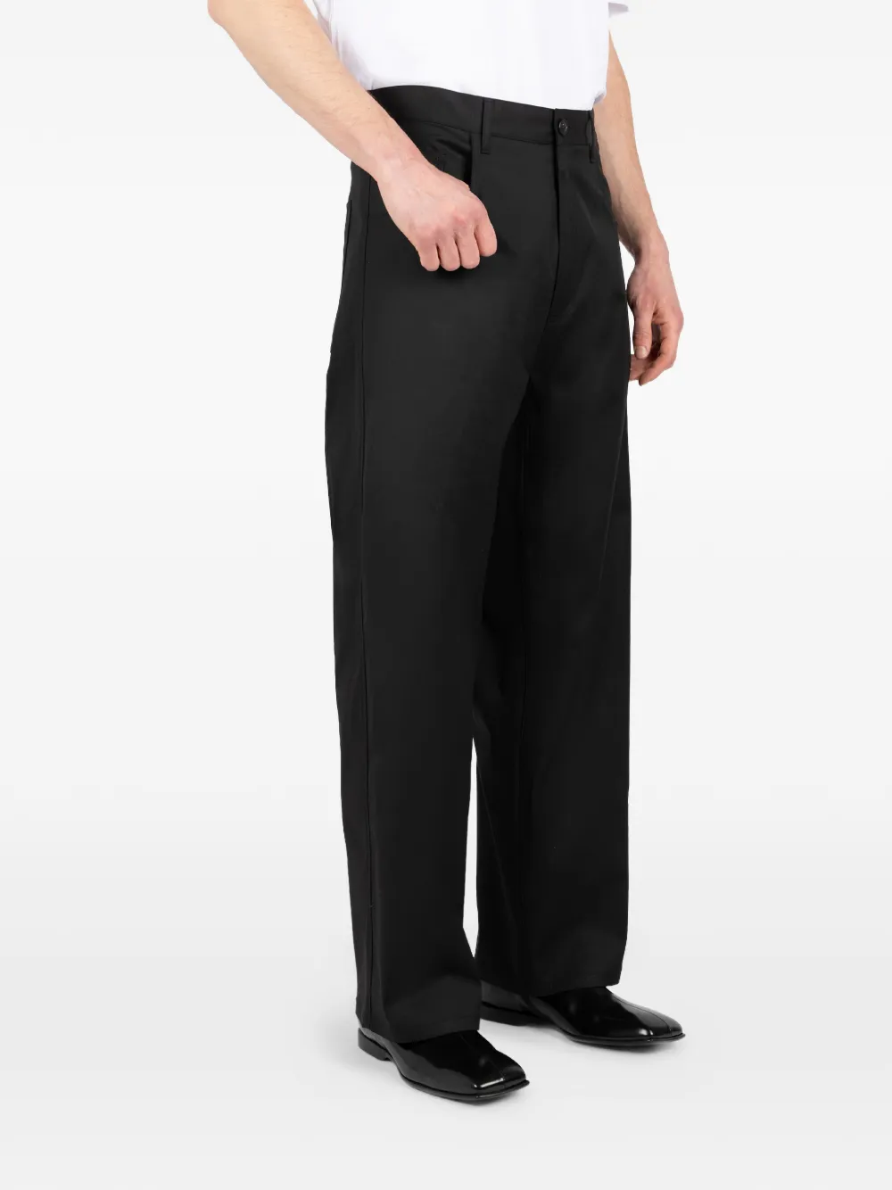 Société Anonyme Broek met riemlussen Zwart