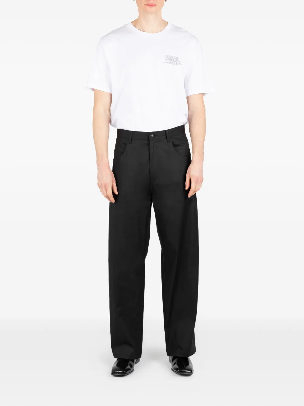Société Anonyme Broek met riemlussen Zwart