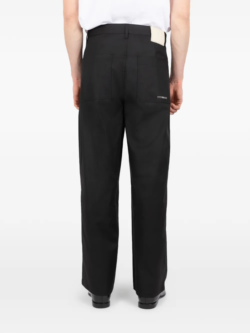 Société Anonyme Broek met riemlussen Zwart