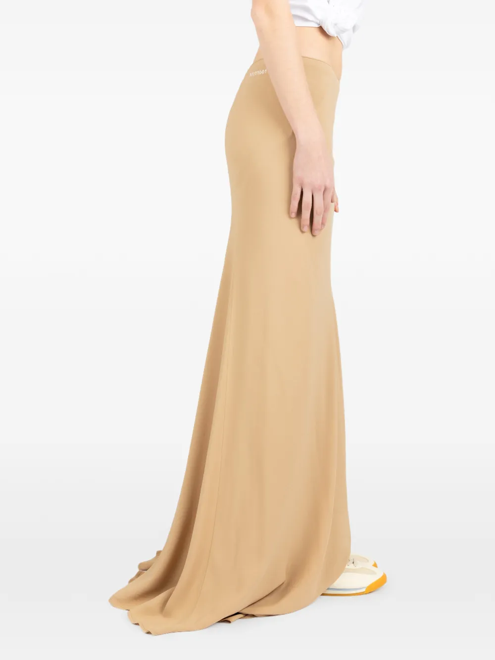 Société Anonyme Joice getailleerde maxi-rok Beige