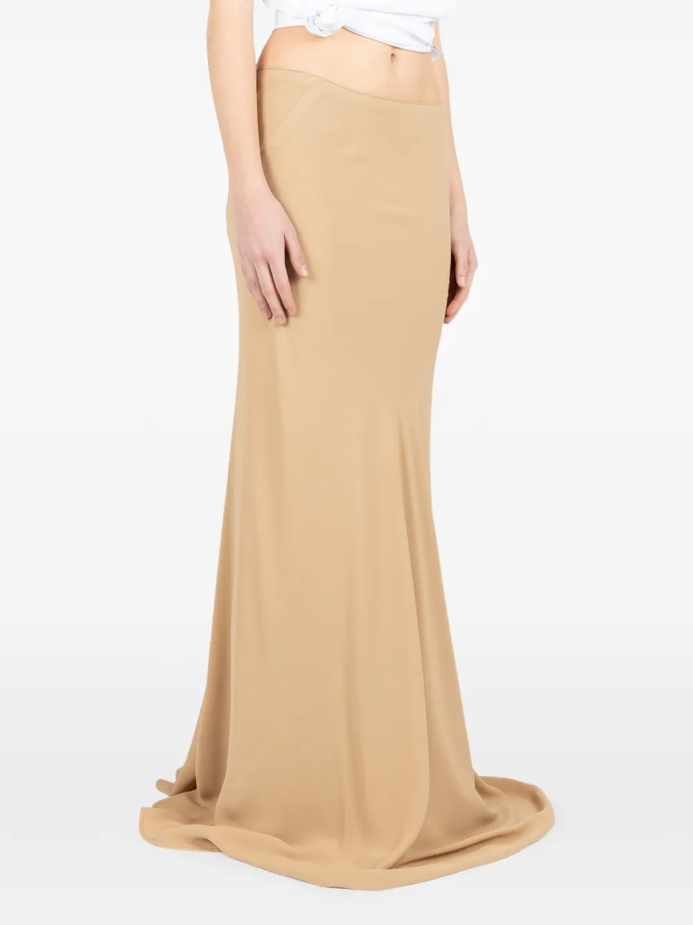 Société Anonyme Joice getailleerde maxi-rok Beige