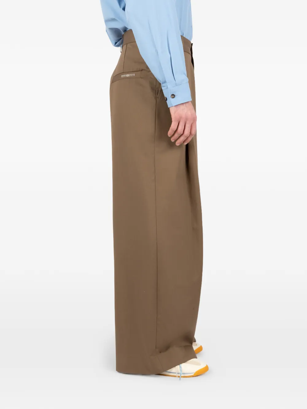Société Anonyme Broek met wijde pijpen Bruin