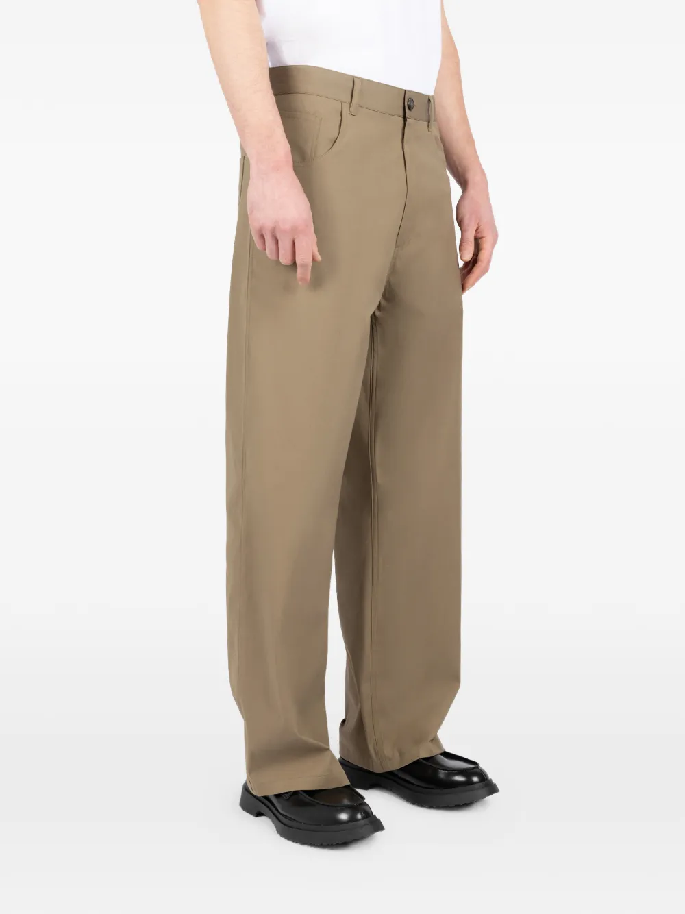 Société Anonyme Broek met riemlussen Bruin