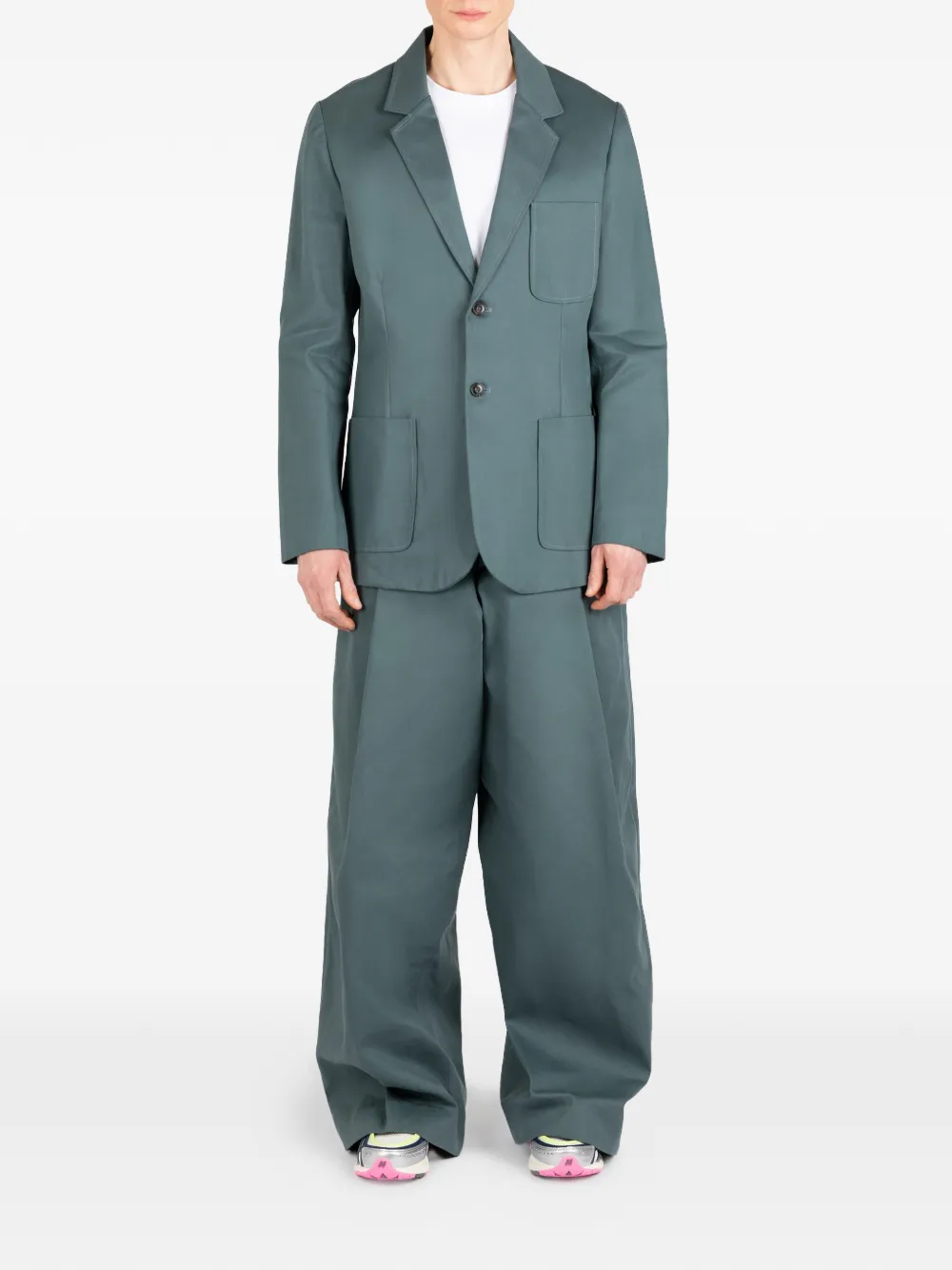 Pocket Cotton Blazer