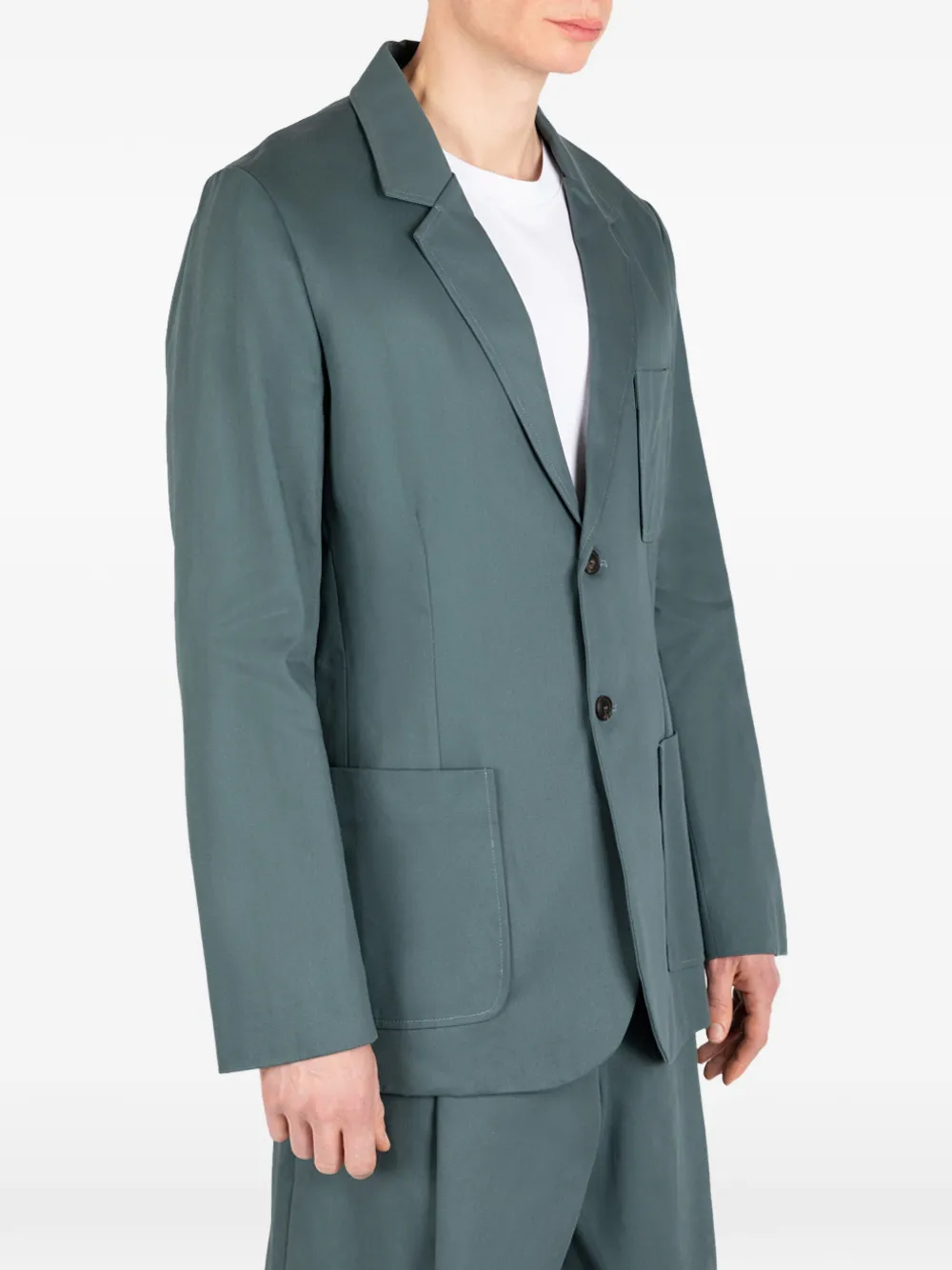 Pocket Cotton Blazer