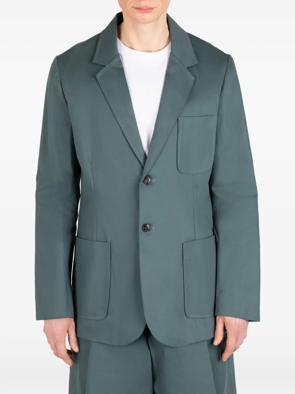 Société Anonyme pocket cotton blazer - Verde