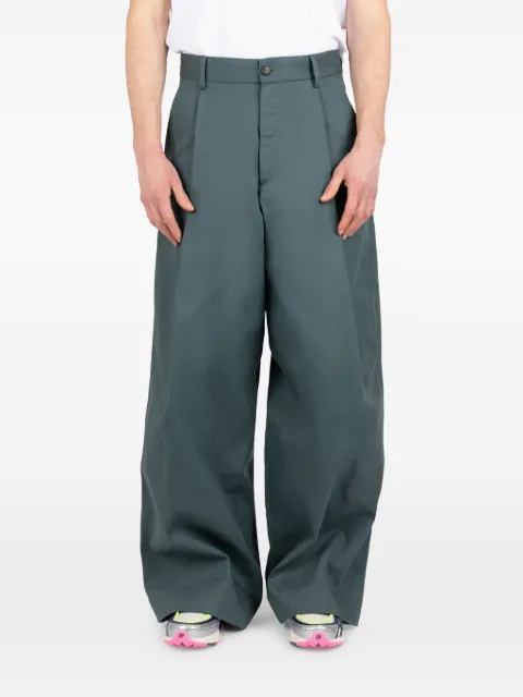 Société Anonyme pleated wide trousers
