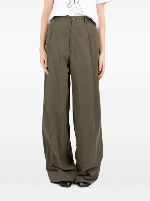 Société Anonyme pleated trousers