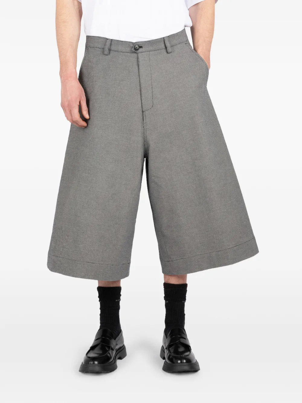 Société Anonyme wide leg shorts - Grigio