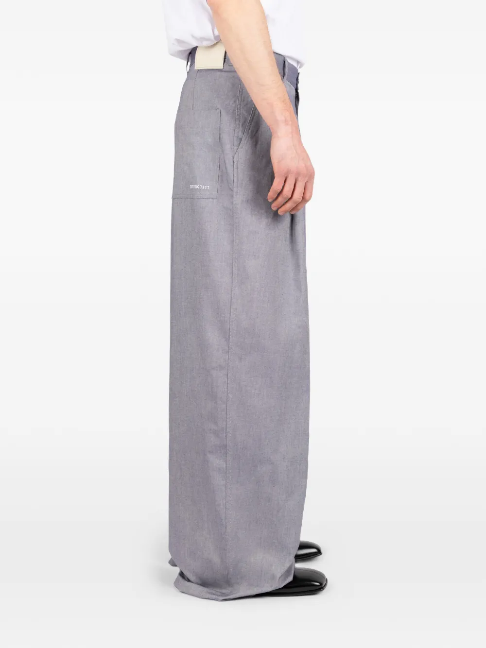 Société Anonyme Geplooide broek Grijs