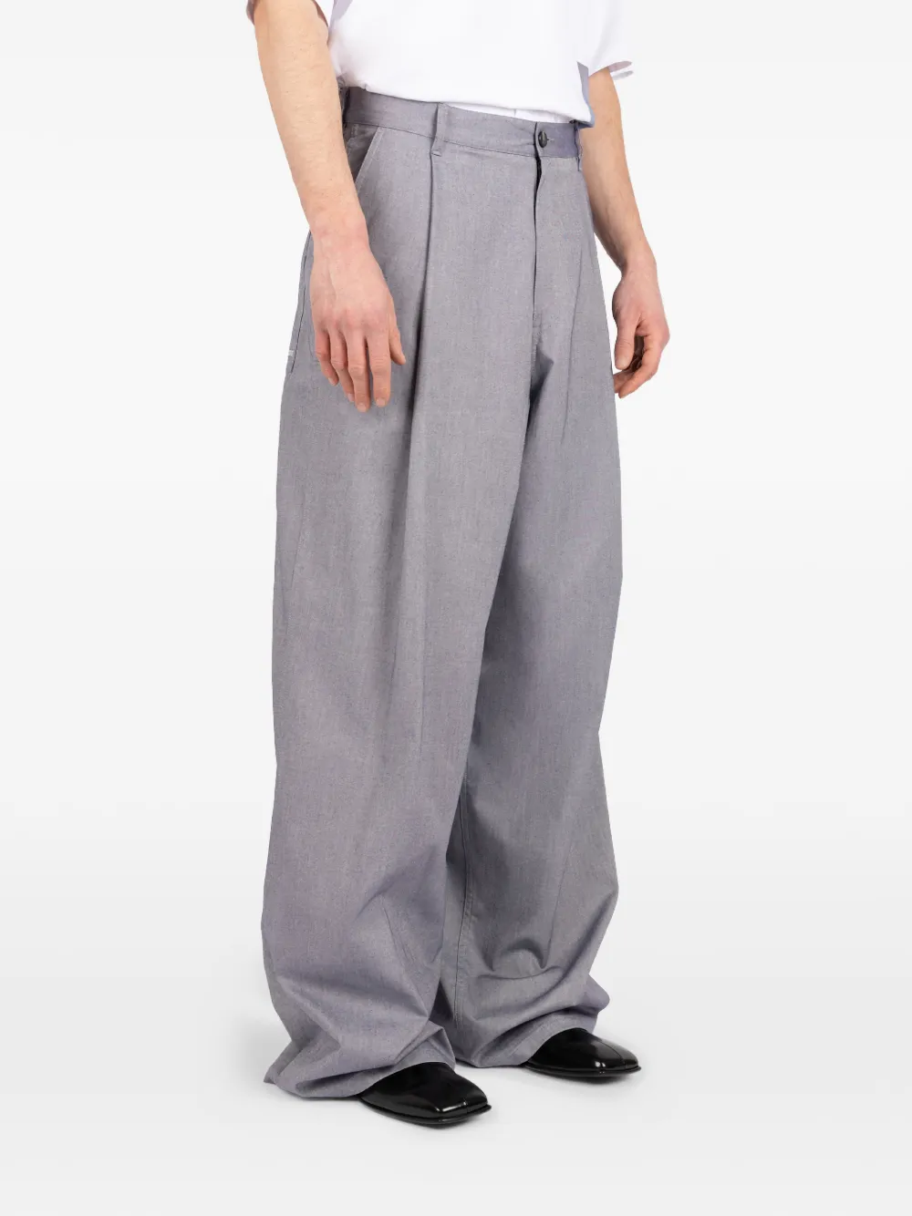 Société Anonyme Geplooide broek Grijs