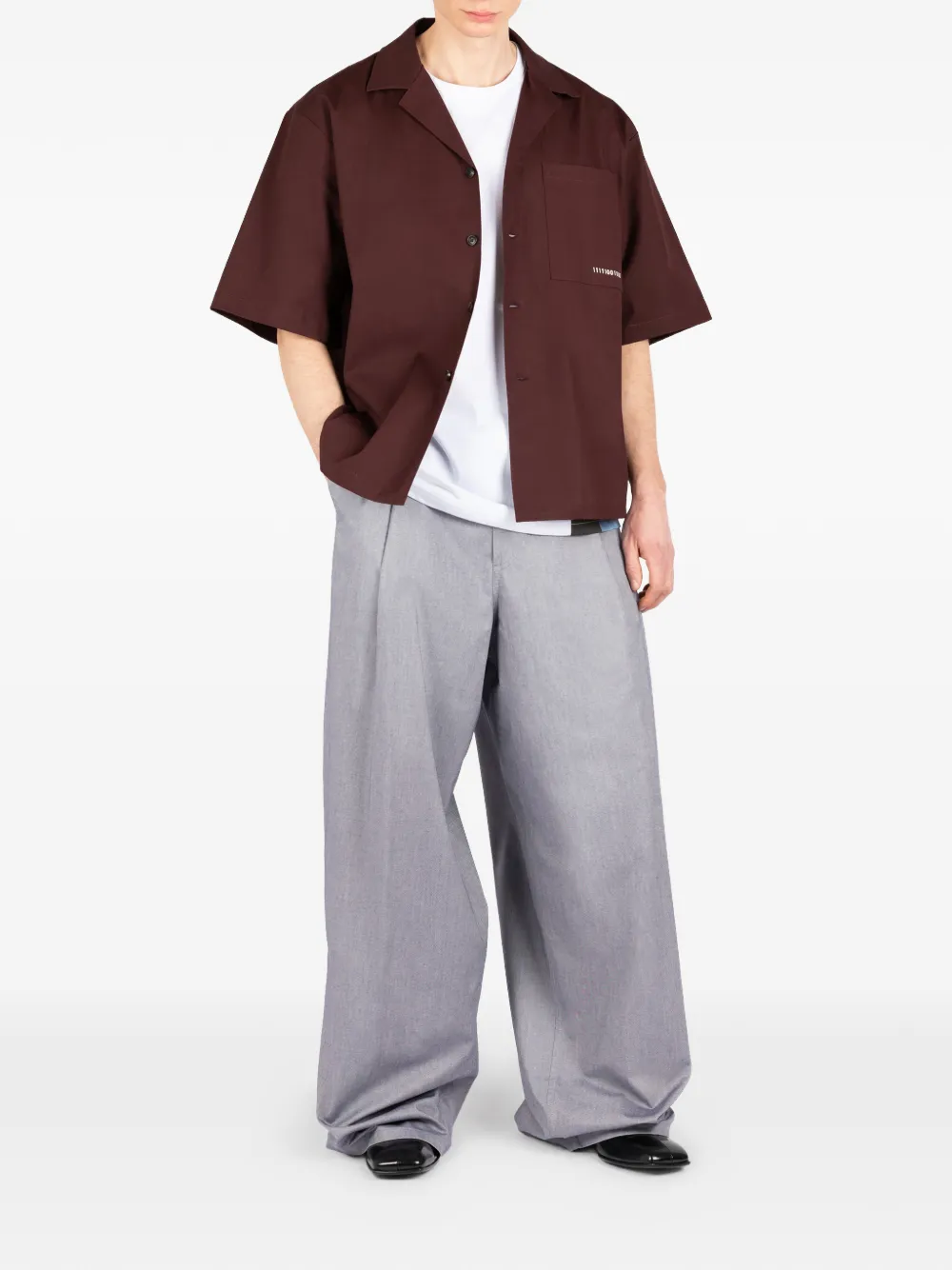 Société Anonyme Geplooide broek Grijs