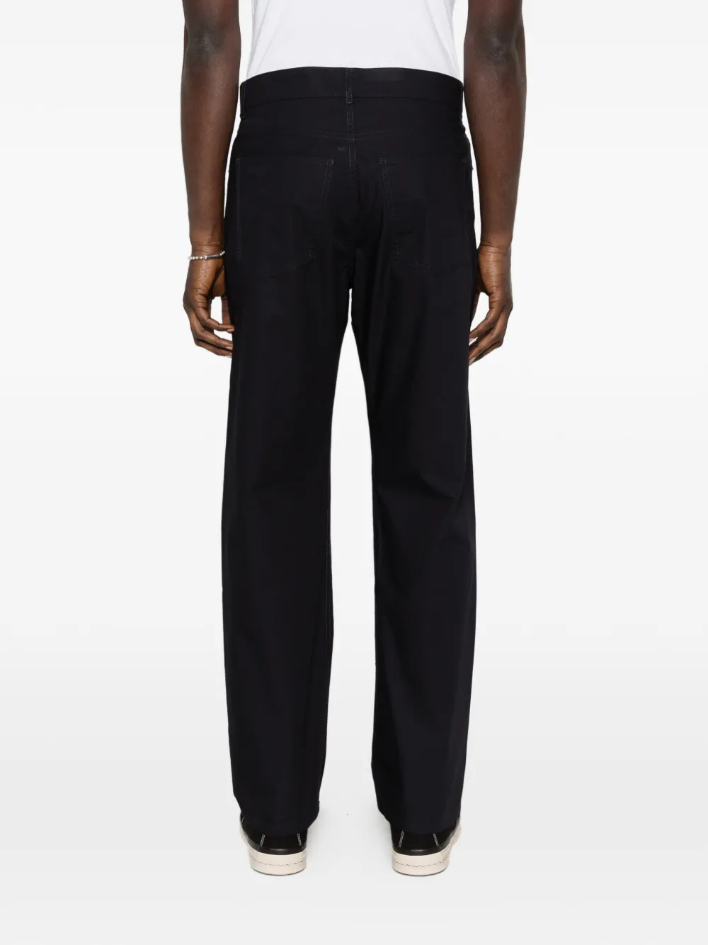 Moschino Broek met toelopende pijpen Blauw