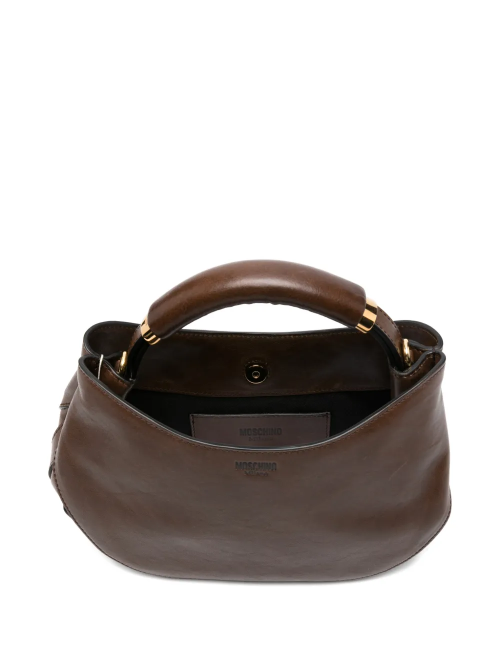 Moschino Shopper met logo Bruin
