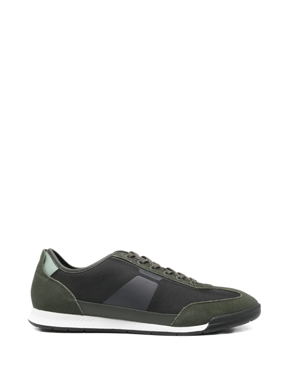 BOSS panelled sneakers Zwart