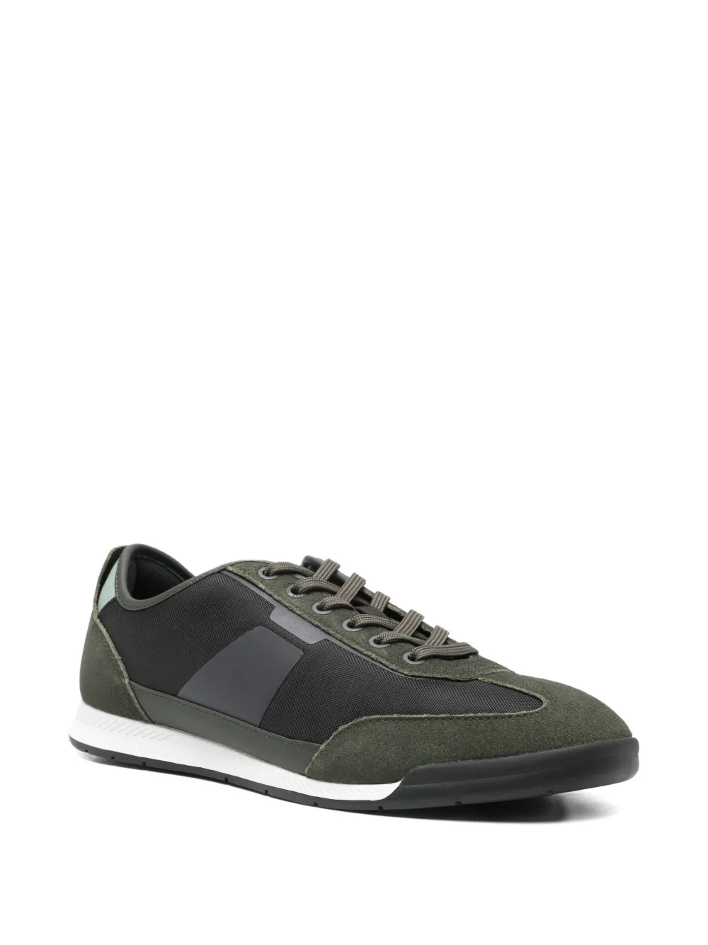 BOSS panelled sneakers Zwart