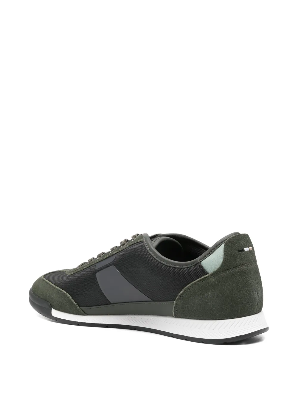 BOSS panelled sneakers Zwart