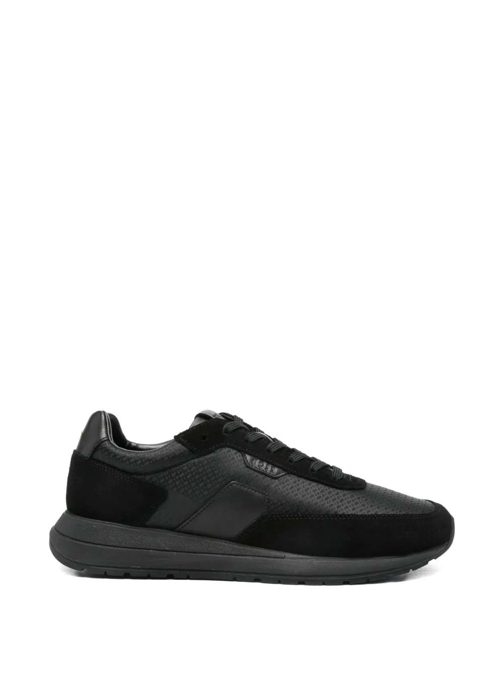 BOSS panelled trainers Zwart