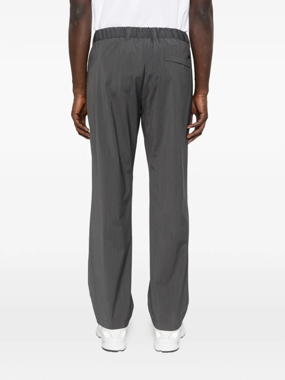 Elasticated Herringbone Trousers