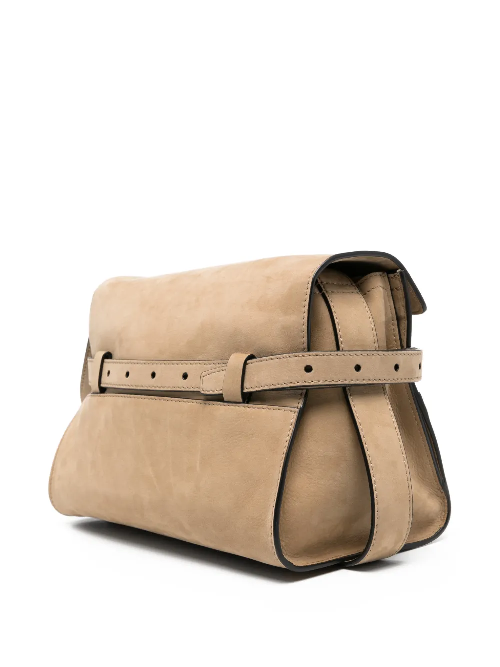 Moschino Schoudertas met gesp Bruin