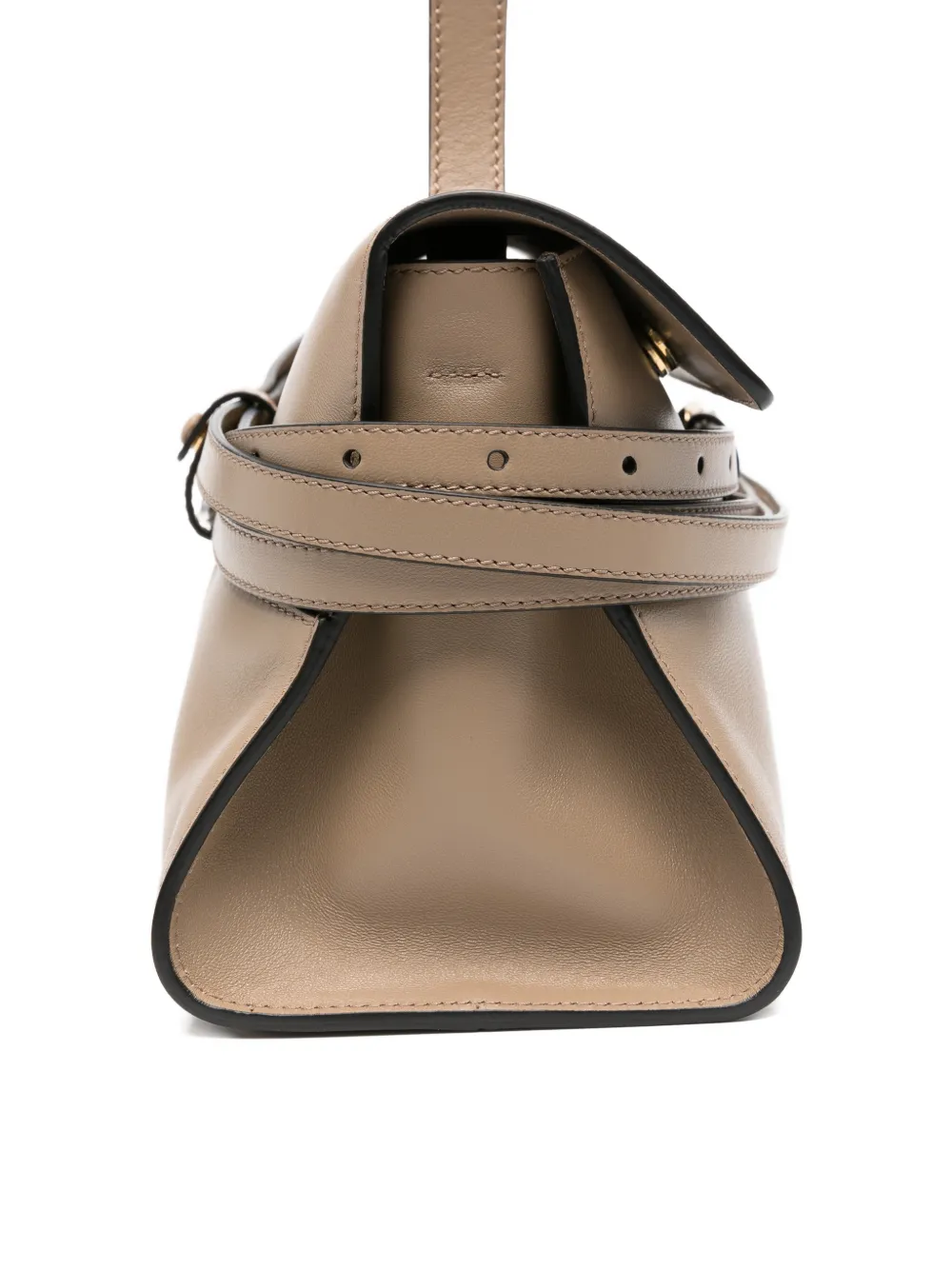Moschino Shopper met gespdetail Beige
