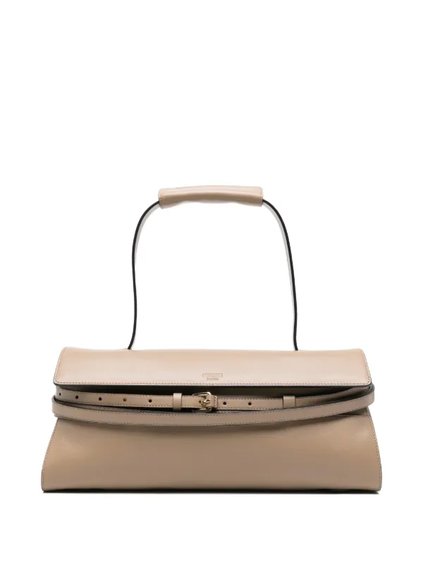 Moschino Tie Me Shoulder Bag in Neutrals