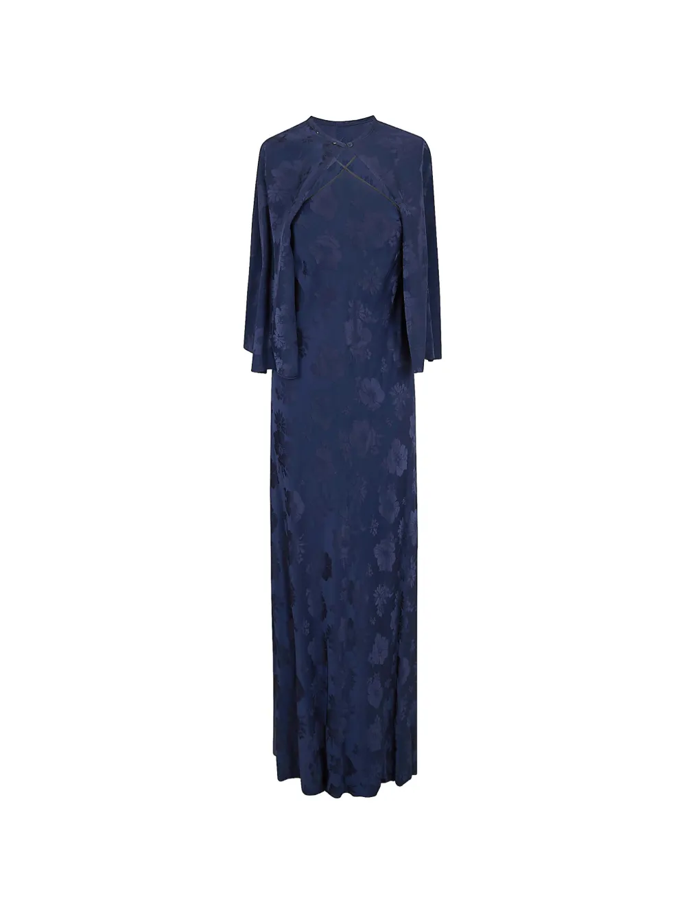Forte Forte floral-pattern maxi dress - Blue