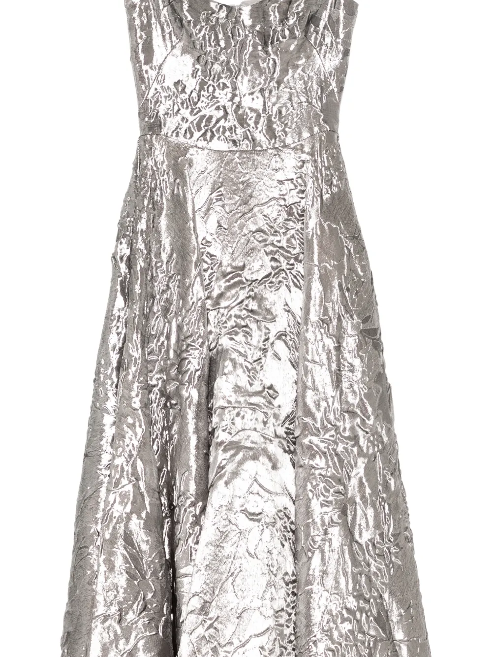  Isabel Sanchis Kanjaa Maxi Dress - Silver 