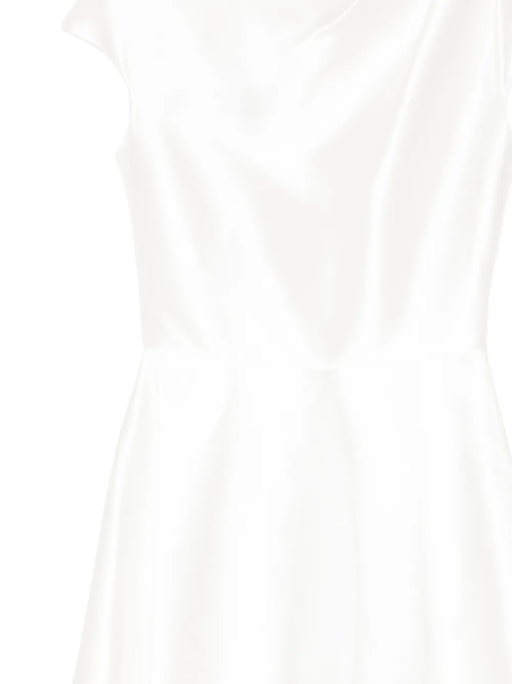 Isabel Sanchis Midi-jurk met kapmouwen Wit